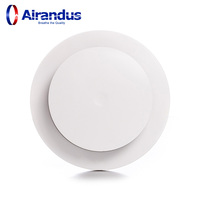 NOUVEAU Cache-ventilateur en plastique moderne et durable en forme d'œil de bœuf pour diffuseur d'air domestique et porte de salle de bain