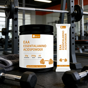 Poudre d'acides aminés pureté 99%+ Options <span class=keywords><strong>BCAA</strong></span>/EAA Sans sucre Sans additifs artificiels Certifié GMP OEM/ODM pour les marques mondiales - Product Image 3