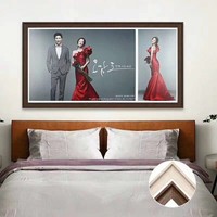 Strip bingkai foto busa PS Modern ringan untuk tampilan meja rumah dekorasi dinding studio pernikahan untuk lukisan minyak-Bingkai