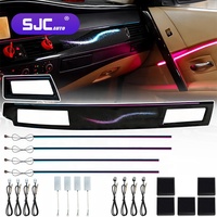 Kit d'éclairage ambiant SJC Car 256 couleurs pour BMW Série 5 E60 modèles 2004-2006, éclairage LED Symphony intérieur, accessoires décoratifs auto