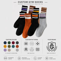 Chaussettes de sport respirantes en coton tricoté avec logo personnalisé OEM, chaussettes de sport amortissantes pour hommes et enfants, idéales pour l'été