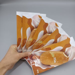 with Printing Ice Cream Bags 8*19cm Popsicle Bags Frozen Ice Cream Food <b>Plastic</b> <b>Packaging</b> Package Mold Bag - Product Image 3