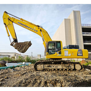 Excavatrice lourde de 40-45 tonnes, grande machine Komatsu PC450 avec peu d'heures de travail et vidéo d'utilisation, Komatsu PC400-8R d'occasion - Product Image 1