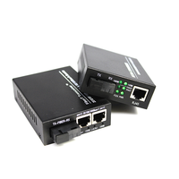 HTB-GS-03 AB Convertisseur de Média À Fiber Optique 10/100/1000M Monomode 20km/25km L'émetteur-Récepteur de Fiber Optique Ethernet Commutateur de Fiber
