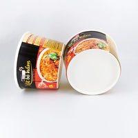 YBLPAK Offre Spéciale – Gobelets et Bols en Carton 875 ml pour Nouilles Instantanées – Isolés, Robustes, Légers, Empilables, Recyclables, Écologiques, Naturels