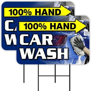 <b>Custom</b> Print Waterproof UV Resistant Yard Signs for Outdoor Lawn Car Wash Auto Detailing Business Advertising - Product Image 6