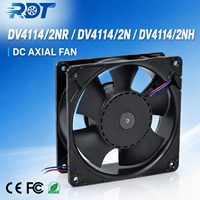 Kipas Pendingin Aksial DV4114/2N DV4114 24V DC Asli 119X119X38Mm 165 CFM 6000RPM Bantalan Bola untuk Pendingin Kabinet Server Inverter