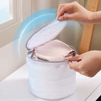 Sacs à linge en polyester réutilisables sur mesure, grande capacité, sac en maille épaissi anti-déformation avec fermeture éclair