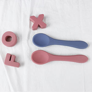 PISSEN-Juego de alimentación Para bebé, plato de succión de silicona con estampado de zorro, productos Para bebés - Product Image 6