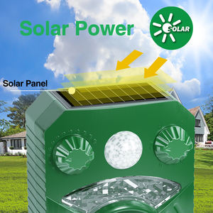 أحدث الشمسية طارد للحيوانات الفئران ، السنجاب ، الغزلان ، الراكون ، ملفوف ، أرنب ، الطيور ، الكلب ، القط ، مستشعر حركة مضاد للماء طارد - Product Image 6