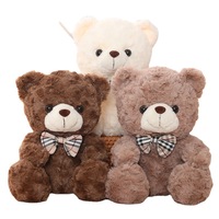 Kustom boneka produsen mainan mewah beruang lucu mainan mewah beruang 25cm boneka buket bunga dekorasi boneka Mini boneka mewah