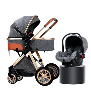 Deluxe thời trang Xách Tay Xe đẩy em bé hàng đầu bán Trọng lượng nhẹ đi du lịch pushchair bé pram thiết kế mới