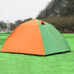 Pop up camping picnic outdoor one button nylon OEM portable mosquito net light Modern luxury larger tent camping - Product Image 2