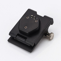 Loupe sur support 10X avec échelle, lumière et pointeur, lentille en verre de 28 mm, 2 lumières LED, loupe de vérification pour tissus