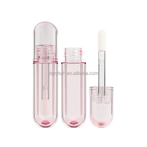 Tabung Lip Gloss Bulat 6ml dengan Permukaan Matte, Wadah Concealer Blush Stick Besar, Kemasan Lip Oil Plastik - Product Image 1