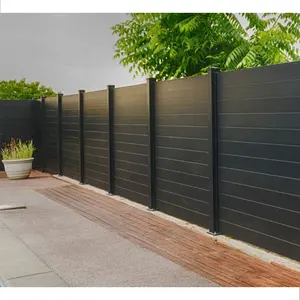 Outdoor Plastic Wood Composite Hollow Garden fencing material outdoor