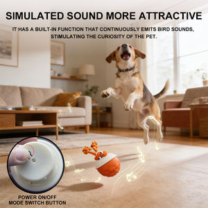 Balle de jeu automatique intelligente pour chien, jouet interactif pour animaux de compagnie à mouvement autonome pour soulager l'ennui, balle roulante rechargeable pour chiens et chats - Product Image 5