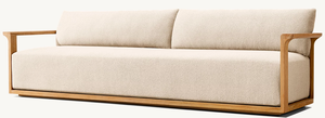 Muebles de teca al aire libre Patio Juegos de hotel Sofá Muebles de salón de madera de teca Sofá <span class=keywords><strong>Lagos</strong></span> - Product Image 2