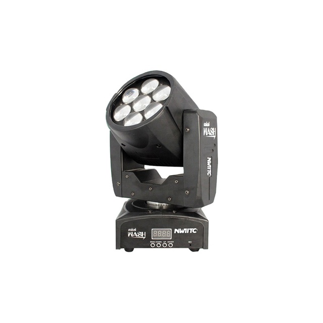 Stage Lighting Stiletto 7x15w Rgbw 4in1 Zoom Wash Led Moving Head Wash Zoom Light