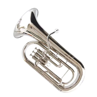 Euphonium Silver Adult Professional Performance Brass Instrument