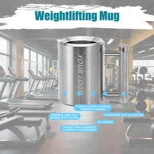 Modern Design 6kg 8kg 10kg Stainless Steel Super Heavy Mug Fitness Cup with <b>Free</b> Logo Metal for <b>Weight</b> Water Bottle - Product Image 2