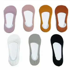 Großhandel Sommer solide Farbe keine Socken zeigen rutschfest versteckt unsichtbarer Schuh niedriger Schnitt Liner-Socken