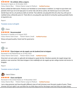 Cortador de Unhas Automático para Animais de Estimação com 7 Velocidades e Bateria de 2000mAh, Recarregável via USB, Luz LED e Tampa Anti-Poeira - Product Image 4