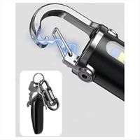 Benutzerdefiniertes Logo Großhandel Mini Tragbare Schlüsselanhänger-Taschenlampe Outdoor Camping Notbeleuchtung
