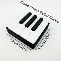 Nouveau clavier de piano 3D imprimé en PLA, clicker SDM22, jouet de bureau et gadget anti-stress, jouet de décompression amusant