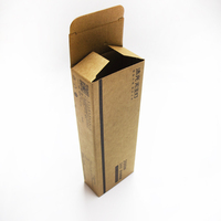 Emballage léger recyclable personnalisé Boîte de papier ondulé kraft avec logo pour les produits d'emballage et d'impression haut de gamme
