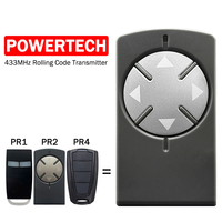 Télécommande Powertech PR2 pour ouvre-porte de garage PR1 PR4, télécommande 433 MHz à code roulant