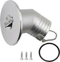 Coude en acier inoxydable 316 pour bouchon de réservoir de carburant et entrée d'eau, pièces et accessoires marins, quincaillerie de yacht
