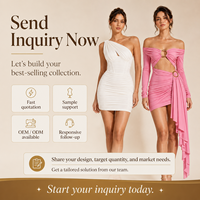 Fabriqué en Chine OEM ODM Logo de marque Petites commandes Fabricants de vêtements de créateurs personnalisés Vêtements haut de gamme Y2K Robes pour femmes sur mesure