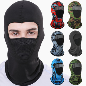 Индивидуальный дизайн, сублимационная печать, утепленная маска-балаклава для лица, маска для катания на лыжах, полнолицевая маска, мужская балаклава - Product Image 1