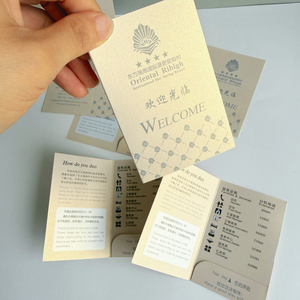 Porte-cartes en papier kraft perlé de haute qualité, enveloppe pour carte-clé d'hôtel, porte-cartes avec impression couleur - Product Image 2