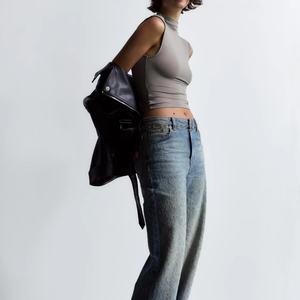 Women's High Quality <b>Crop</b> <b>Tops</b> Custom Logo Fitness Casual - Product Image 1