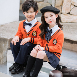 Uniforme scolaire personnalisé en gros, Cardigan, <span class=keywords><strong>pull</strong></span>, vêtements d'extérieur, costume décontracté unisexe - Product Image 2