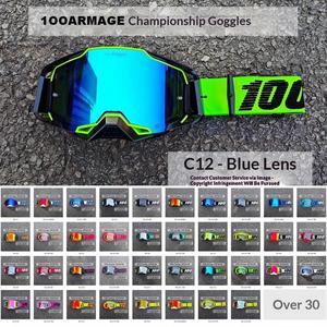 Occhiali da Motocross ARMAGE con Lenti in TPU e Montatura Completa in PC, Visiere per Sport All'aperto, Corse e Guida, Set con Scatola Nera - Product Image 5