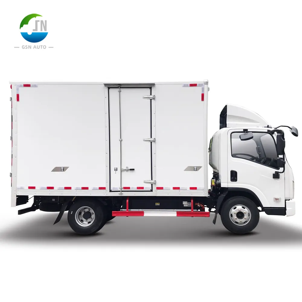 L24X2ディーゼル新鮮冷蔵ボックス輸送4-5トン軽量ディーゼル貨物トラック
