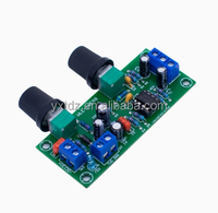 TOPCUS Carte de préampli avec filtre passe-bas 22Hz-210Hz, mode HI-FI avec indicateur LED, carte de circuit Hifi pour subwoofer