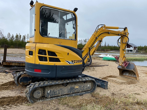 Excavatrice hydraulique sur chenilles de 4 tonnes, marque chinoise de premier plan YC35SR, avec godet de 0,12 m³ et pièces de rechange pour l'agriculture, disponible en version OEM. - Product Image 6