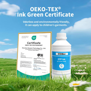 หมึกพิมพ์ DTF ยี่ห้อ Goosam สี CMYKW ชนิดน้ำ ใช้ได้กับหัวพิมพ์ Epson i1600 i3200-A1 XP600 สำหรับพิมพ์เสื้อยืด ขายส่ง - Product Image 2