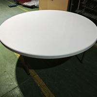 E-44NEW Modernes Design Kunststoff Klappbare Rechteckige Bankett-Tische Outdoor-Essmöbel Tragbare Stapelbare Wohnzimmer-Hotelmöbel