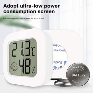 เครื่องวัดอุณหภูมิแบบดิจิตอลอิเล็กทรอนิกส์ เครื่องวัดความชื้นในห้องภายในอาคาร เซ็นเซอร์วัดอุณหภูมิและความชื้น สำหรับใช้ในบ้าน - Product Image 5