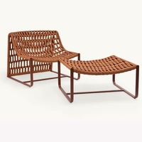 Canapé d'extérieur en corde tressée, table basse, chaise individuelle en alliage d'aluminium, mobilier de jardin pour patios, balcons, loisirs, résistant à l'eau