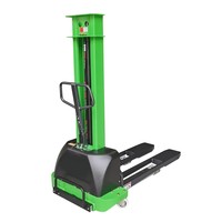 Chariot élévateur électrique autoportant 700 kg EG-05-B, batterie au plomb-acide, fourche 1150x155 mm, hauteur 1300 mm, pour chargement de camions, utilisation multi-industrielle