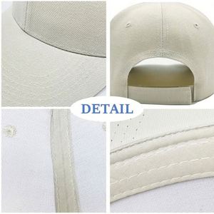 Wholesale High Quality Blank 6-Panel Sports Baseball Cap 100% Cotton Golf Cap Custom Logo Men Silk Screen Printing Promotional - Product Image 3