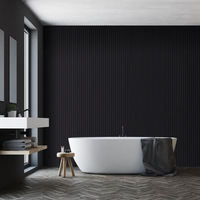 Panneau Acoustique Moderne Insonorisant pour Hôpitaux, Hôtels, Écoles, Appartements – Bois Massif, MDF, Écologique, Design à Lattes Cannelées Hautes, NRC