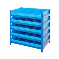 Bacs de picking pliables en plastique ondulé PP empilables pour vêtements, bacs de stockage Corflute pour entrepôt