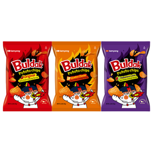 Đồ ăn nhẹ Hàn Quốc samyangs buldak khoai tây chiên cay rau đồ ăn nhẹ kỳ lạ bán buôn 120g - Product Image 1